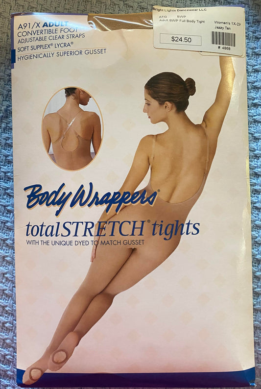 Body Wrappers Full Body  Stretch Tight  Suntan  Adult S/M  NEW  #48