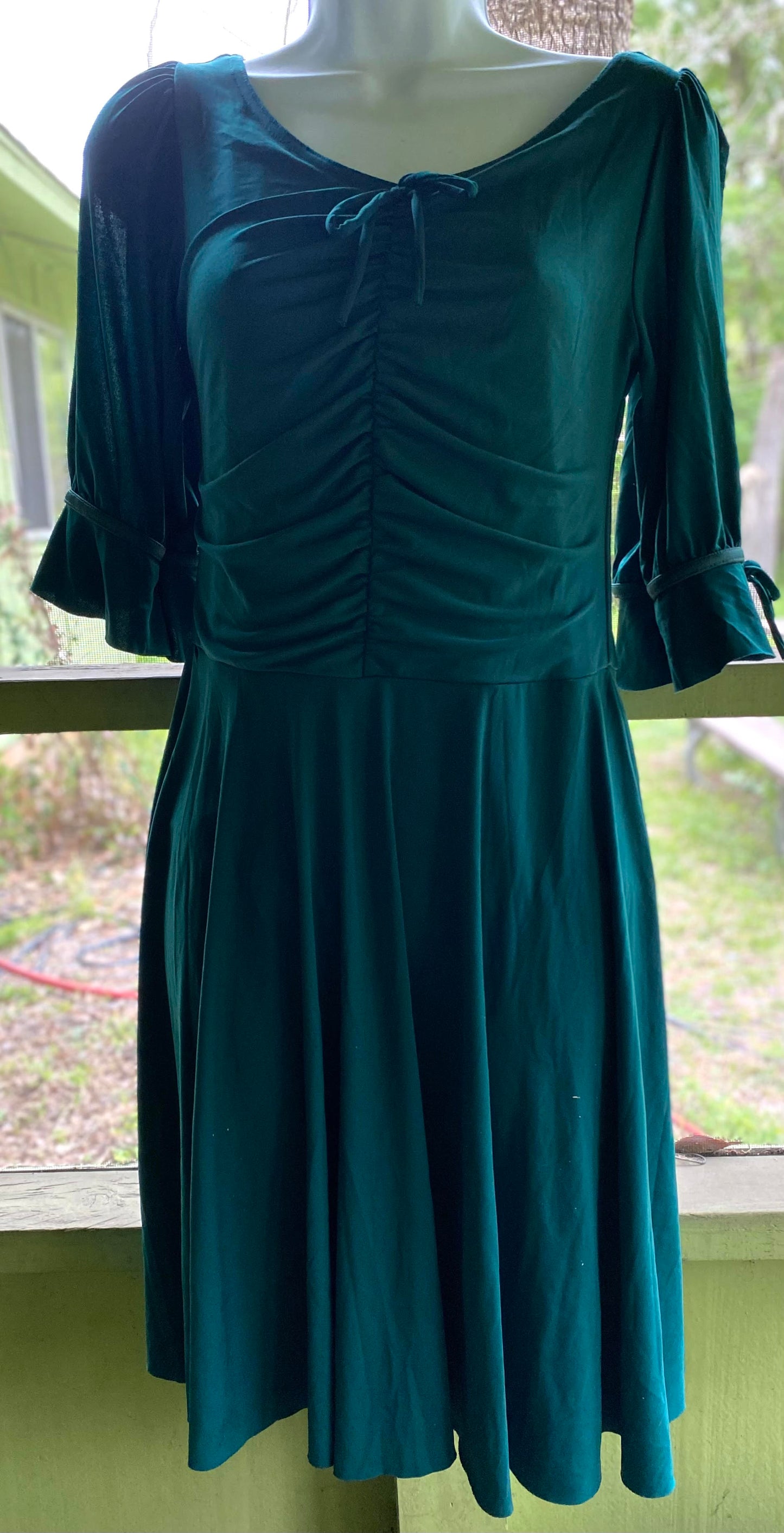 Teal Green Peasant Dress  Adult                 #8