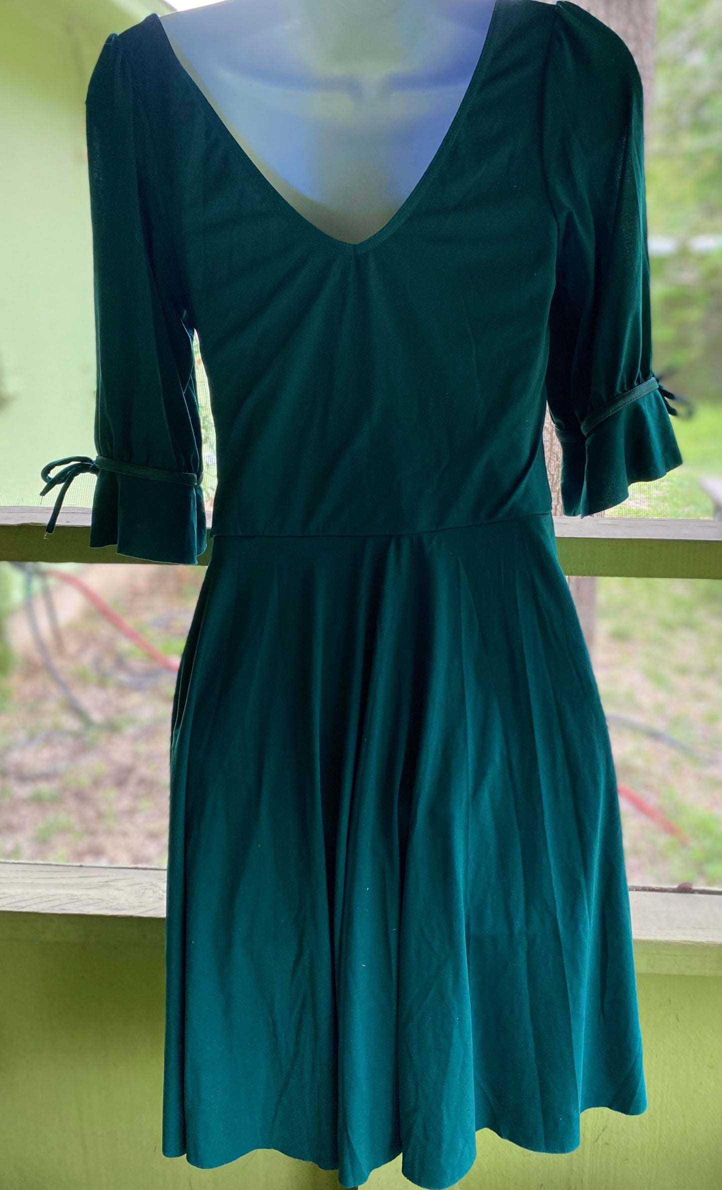 Teal Green Peasant Dress  Adult                 #8