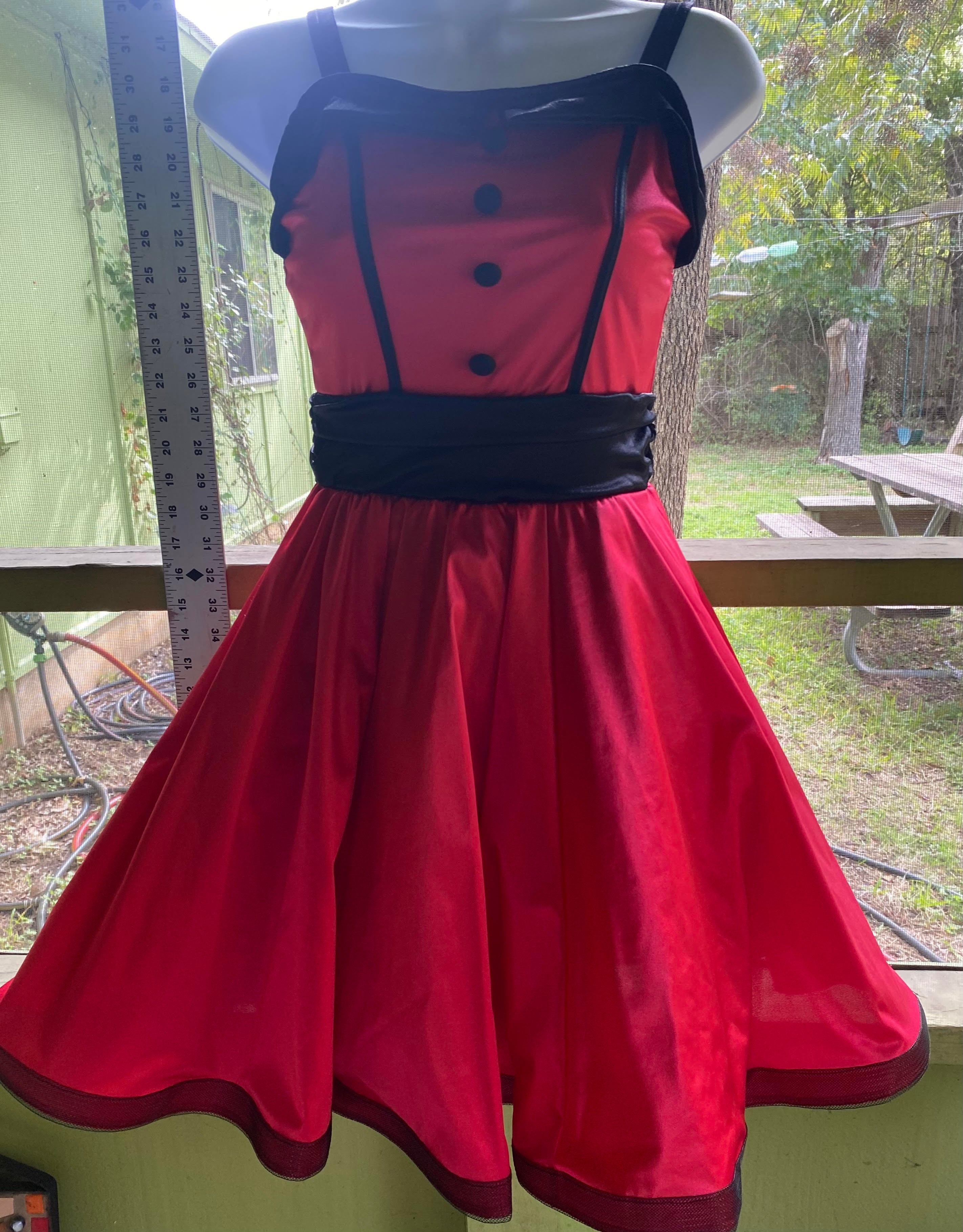 Red and Black Frock – Kulreeti®